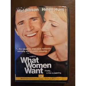 What Women Want (DVD, 2001, Widescreen), Gibson, Hunt, Excellent Condition